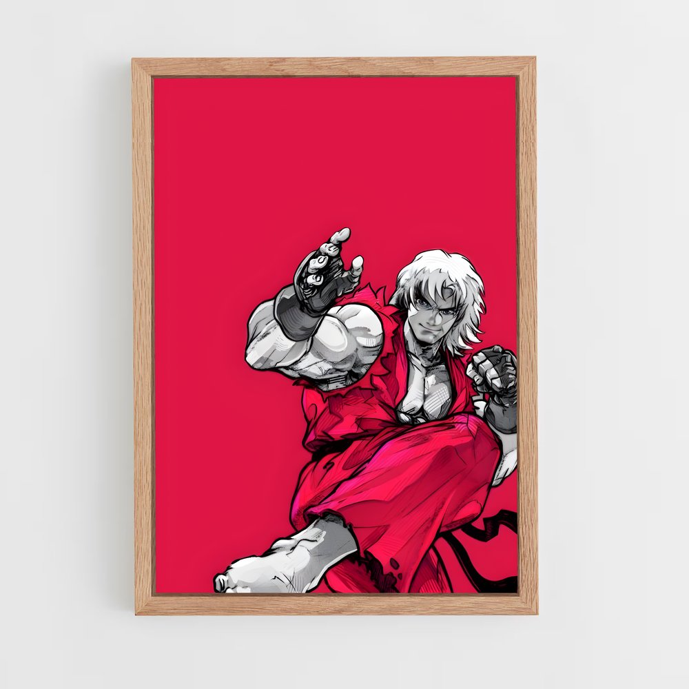 Poster Ken : L'Art du Combat – affiche Street Fighter (vue 4)